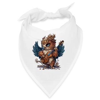 Klassischer Greif - Bandana - Weiß - Vorne