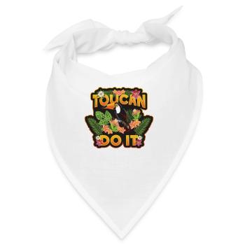 Toucan Do It - Bandana - Weiß - Vorne