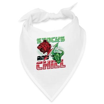 Stocks And Chill, Kaufen - Bandana - Weiß - Vorne
