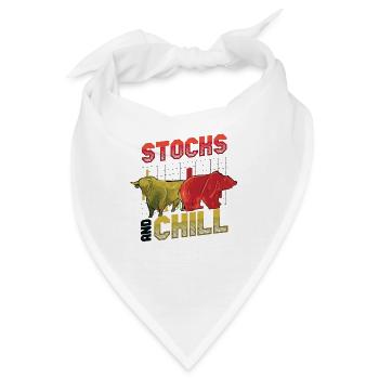 Stocks And Chill, Kaufen - Bandana - Weiß - Vorne