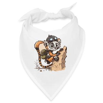 Lemuren-Aufstieg - Bandana - Weiß - Vorne