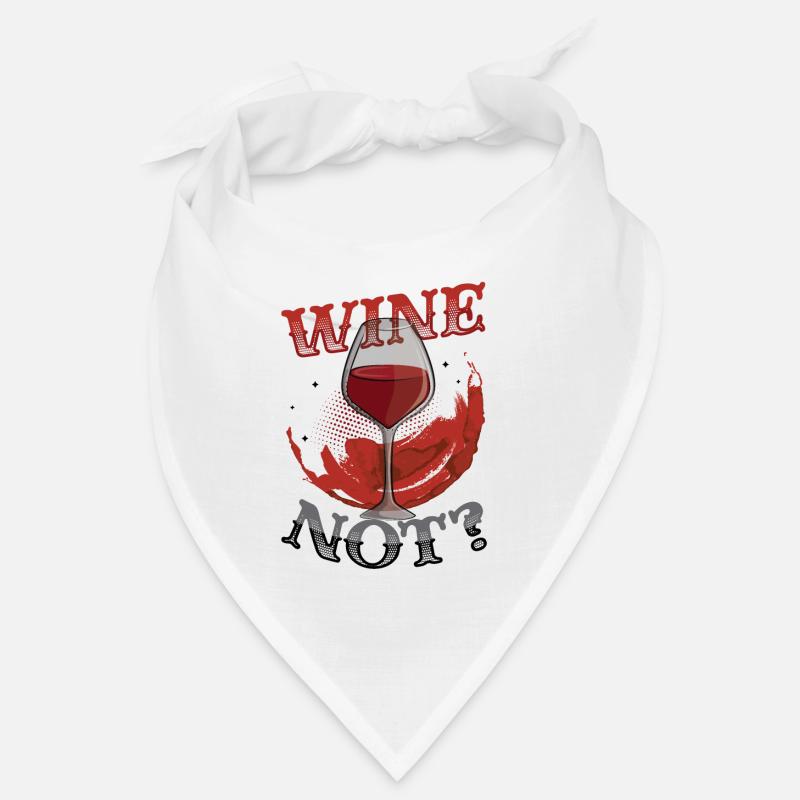 Le vin pas? Amateurs de vin, Boire du vin Bandana