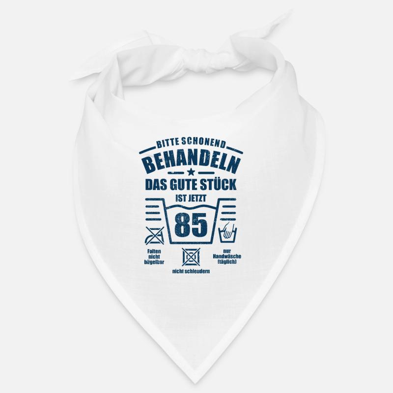 Schonend behandeln - 85. Geburtstag Geschenk Bandana