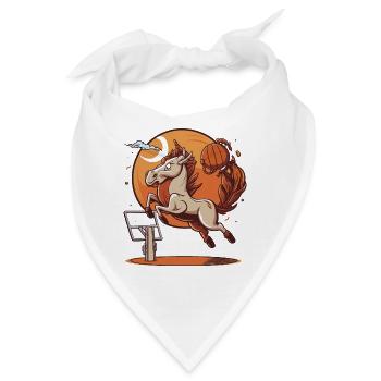Reifen auf Hufen - Bandana - Weiß - Vorne