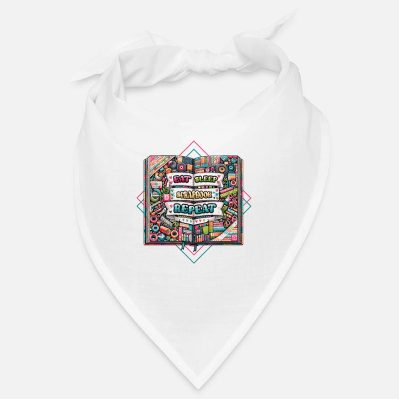 Mädchen Scrapbooking Enthusiast Scrapbook Bandana