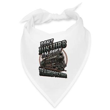 Trainspotting Zug Liebhaber Züge - Bandana - Weiß - Vorne