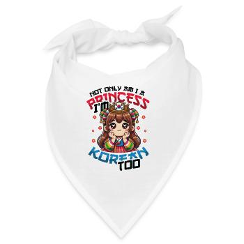 Mädchen Koreanische Herkunft Südkorea - Bandana - Weiß - Vorne
