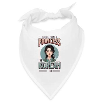 Mädchen Koreanische Herkunft Südkorea - Bandana - Weiß - Vorne