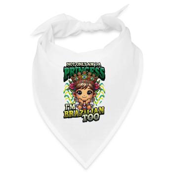 Mädchen Brazilianische Herkunft Brasilien - Bandana - Weiß - Vorne