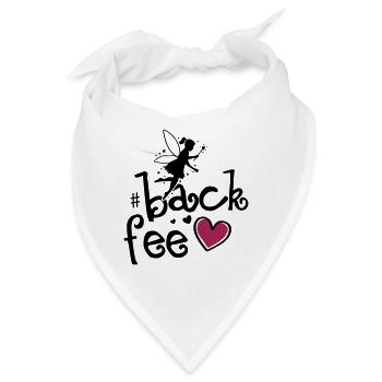 Fee Backen Herz Backfee Liebe - Bandana - Weiß - Vorne