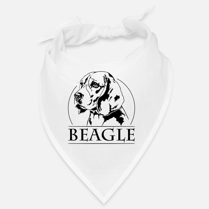 BEAGLE Jagdhund Hund Hunde Wilsigns Hundeportrait Bandana