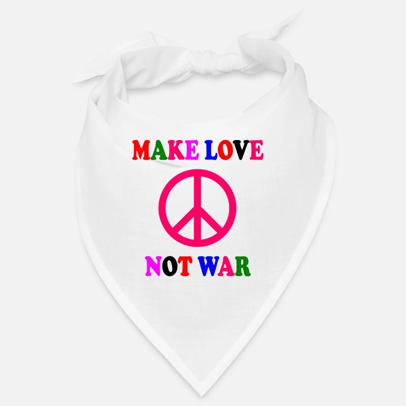 Make love not war Bandana