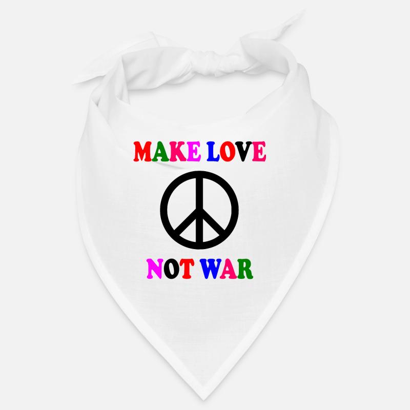 Make love not war Bandana
