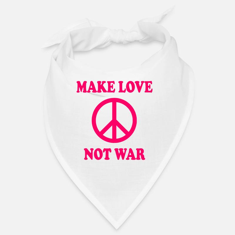 Make love not war Bandana