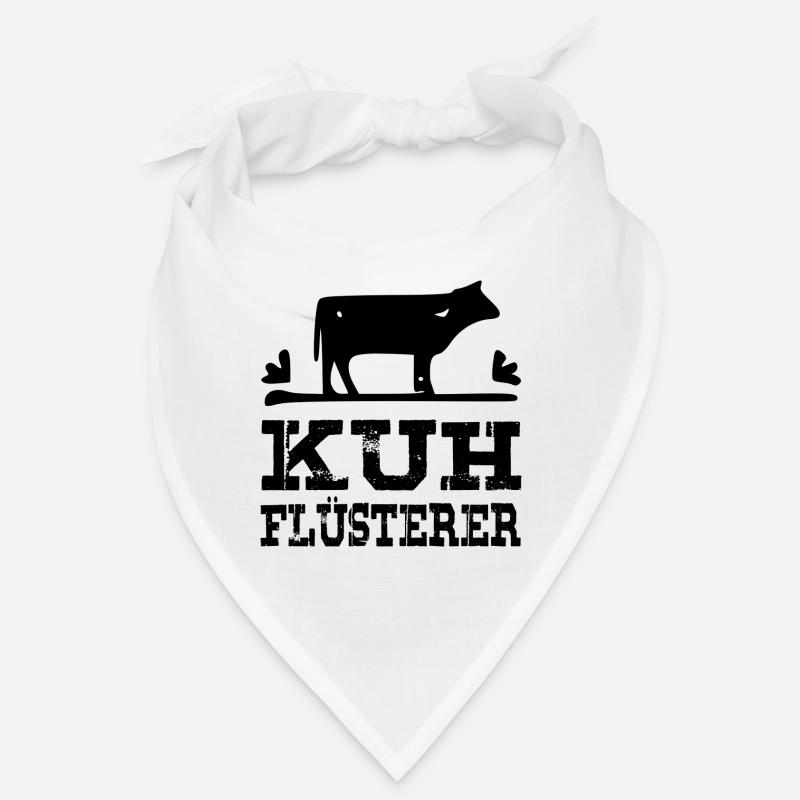 Kuh Flüsterer - Bandana - Weiß