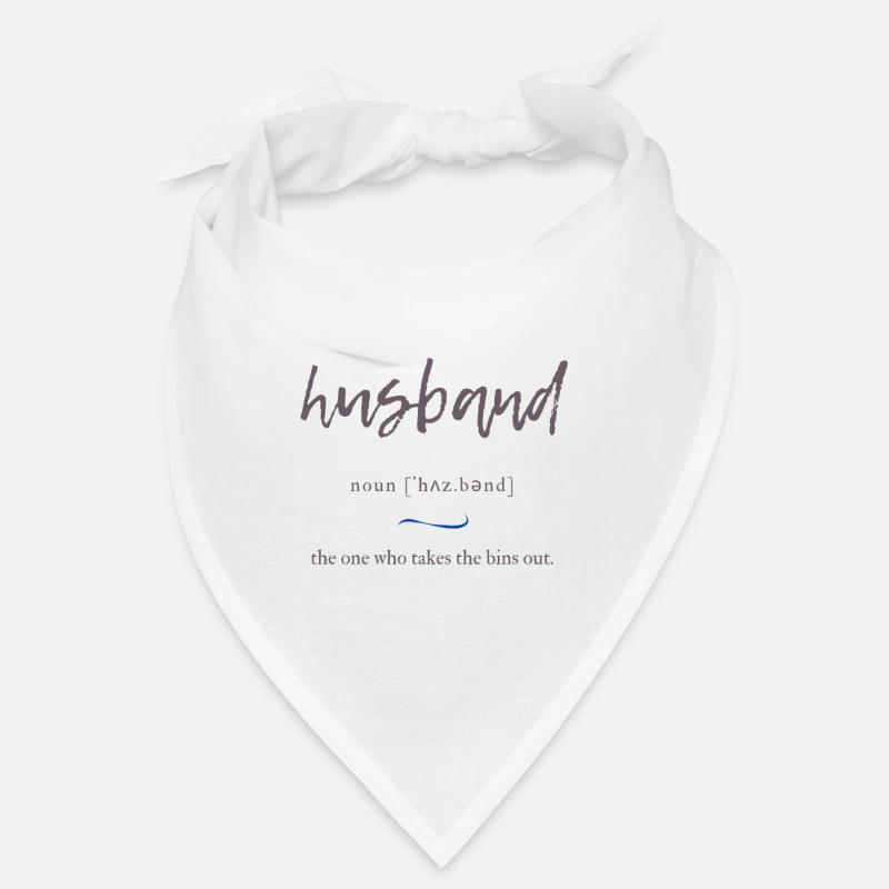 Husband (Ehemann) Convoluted Edition - Bandana - Weiß