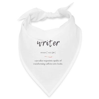 Writer (Schriftsteller) Convoluted Edition - Bandana - Weiß - Vorne