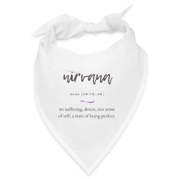 Nirvana Convoluted Edition - Bandana - Weiß - Vorne