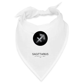 Sagittarius (Schütze) | Sternzeichen - Bandana - Weiß - Vorne