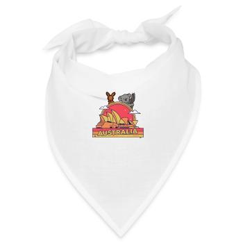 Australia | Sidney Theater Motiv - Bandana - Weiß - Vorne