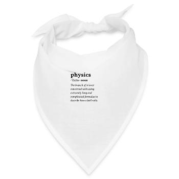 Physics (Physik) Clean Edition - Bandana - Weiß - Vorne