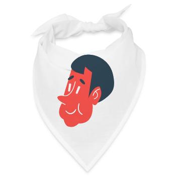 Kingdom - boy's head - Bandana - Weiß - Vorne