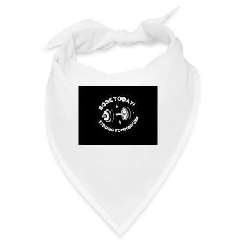 Sore Today Strong Tommorow - Bandana - Weiß - Vorne
