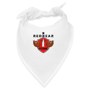 RBS Red Bear Stone - Bandana - Weiß - Vorne