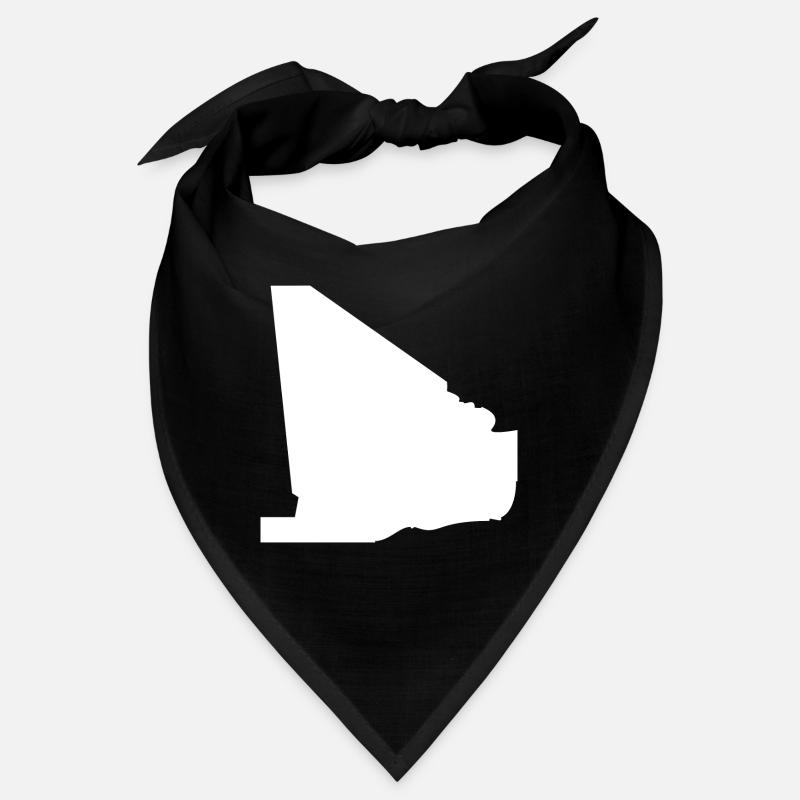 Mali map flag Bandana