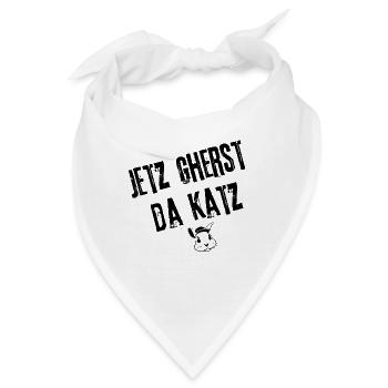 GherstDaKatz_Uberraschung | Redewendung - Bandana - Weiß - Vorne