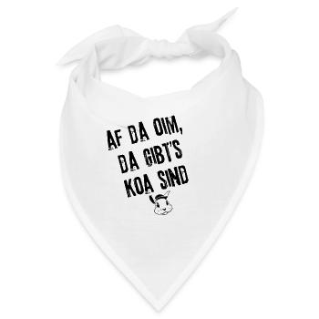 OimOhneSünd | Redewendung - Bandana - Weiß - Vorne