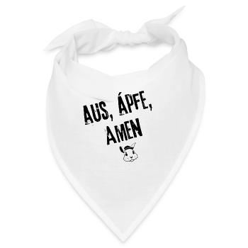 ApfelAus Amen | Redewendung - Bandana - Weiß - Vorne