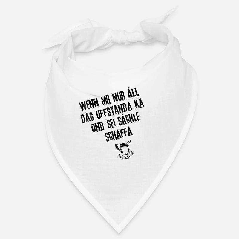 Alltagshelden | Redewendung - Bandana - Weiß