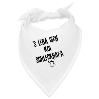 Lebensweisheiten | Redewendung - Bandana - Weiß - Vorne