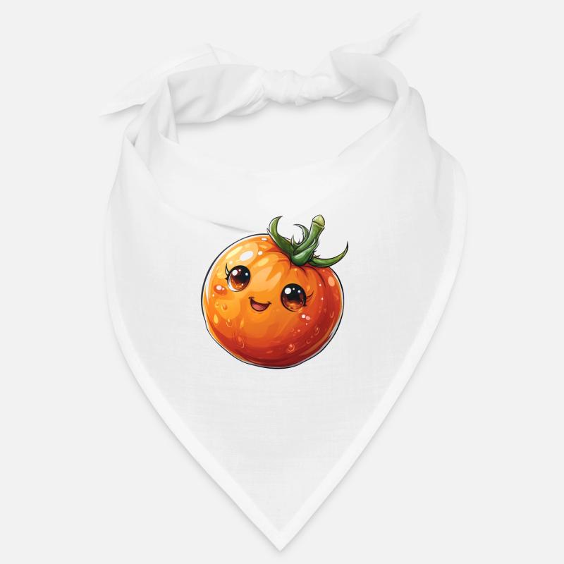Style bande dessinée heureux de tomate Bandana