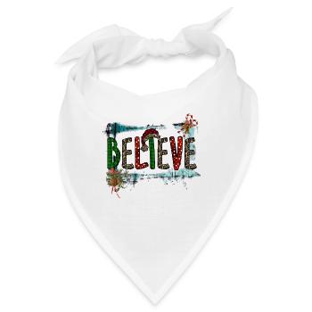 Glauben - Bandana - Weiß - Vorne