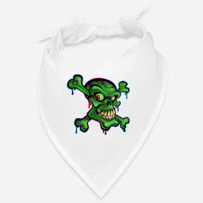 Pirate Skull Cartoon Graffiti Bandana