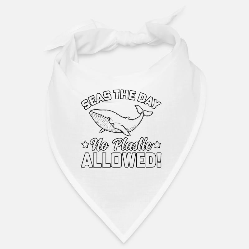 Seas the day no plastic allowed Bandana