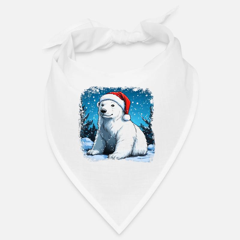 Weihnachtsmann Eisbär Bandana