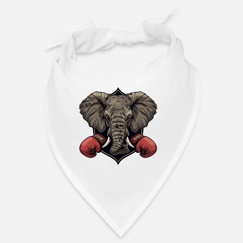 Éléphant Boxer MMA Logo Bandana