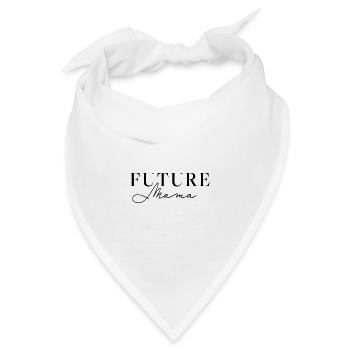 Future Mama Shirt – Pregnancy Announcement - Bandana - Weiß - Vorne