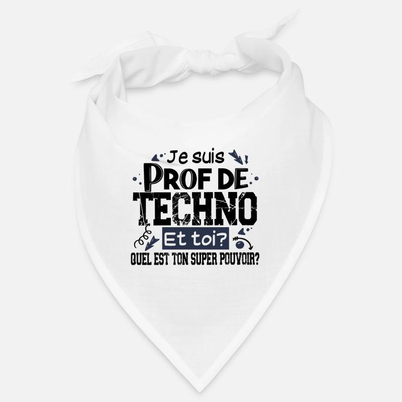 Techno Prof Professeur Métier Collège Lycée Bandana