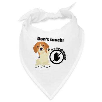 Männer Girlfriend T-Shirt - Bandana - Weiß - Vorne