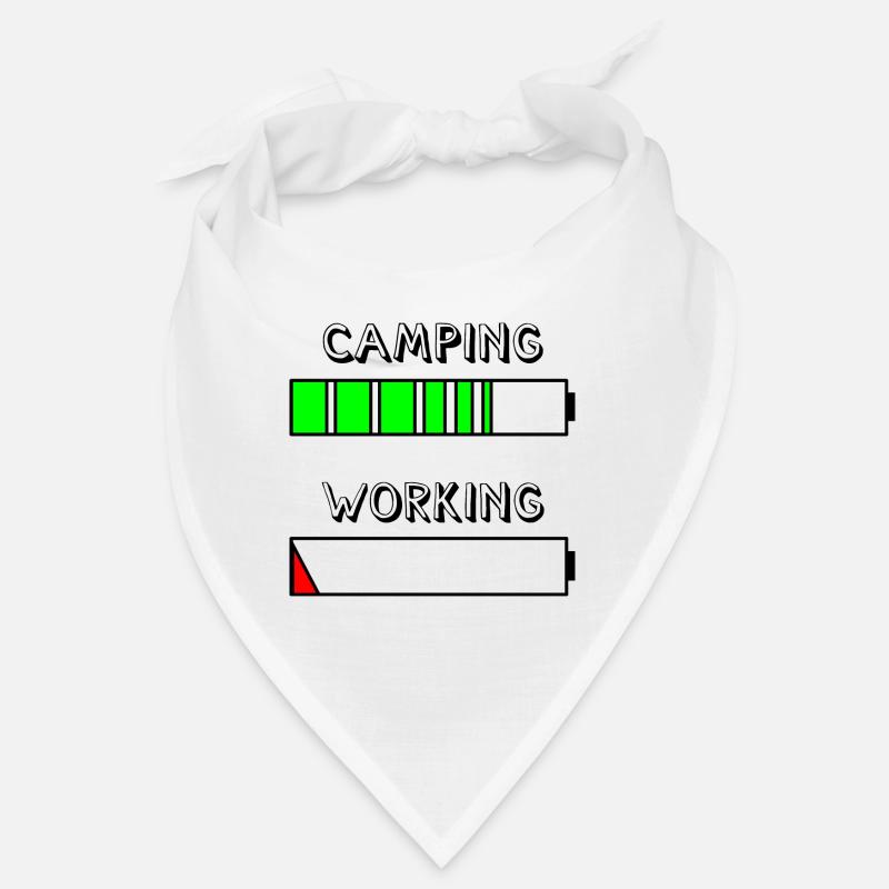Camping Reloading - Bandana - white