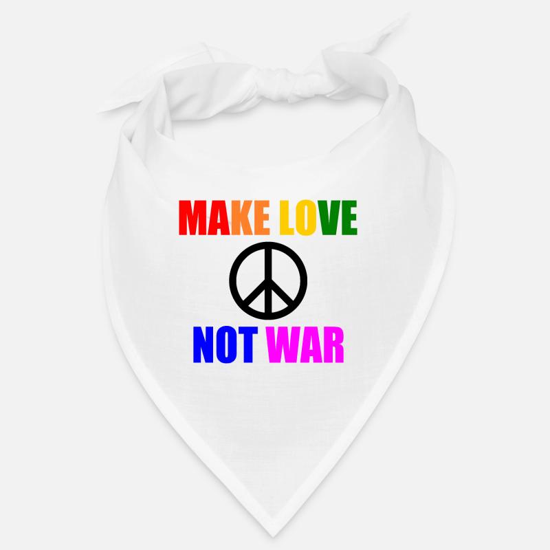 Make love not war Bandana