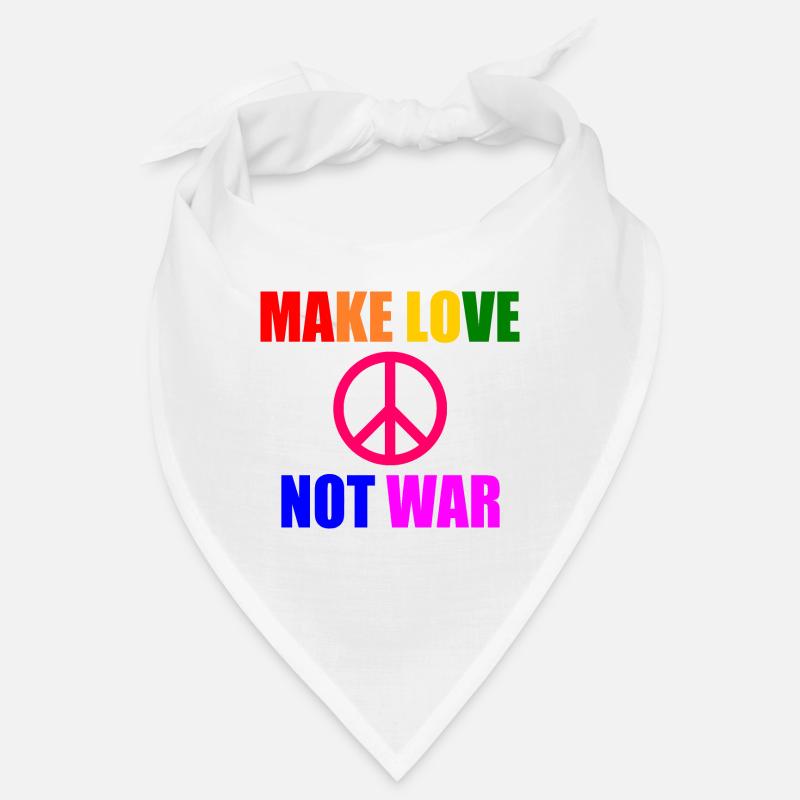 Make love not war Bandana