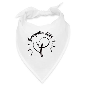 Firmpatin Firmung 2024 Patentante Godi Firmgodi 24 - Bandana - Weiß - Vorne