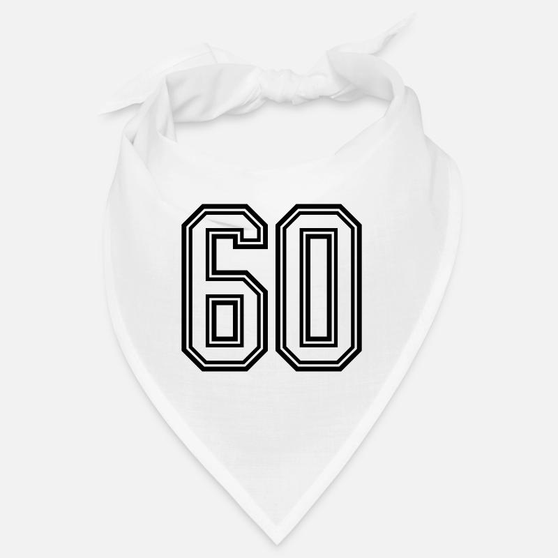 60 number symbol Bandana