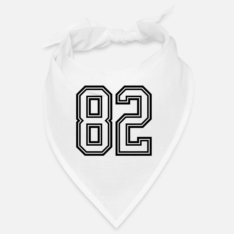 82 Zahl Symbol Bandana