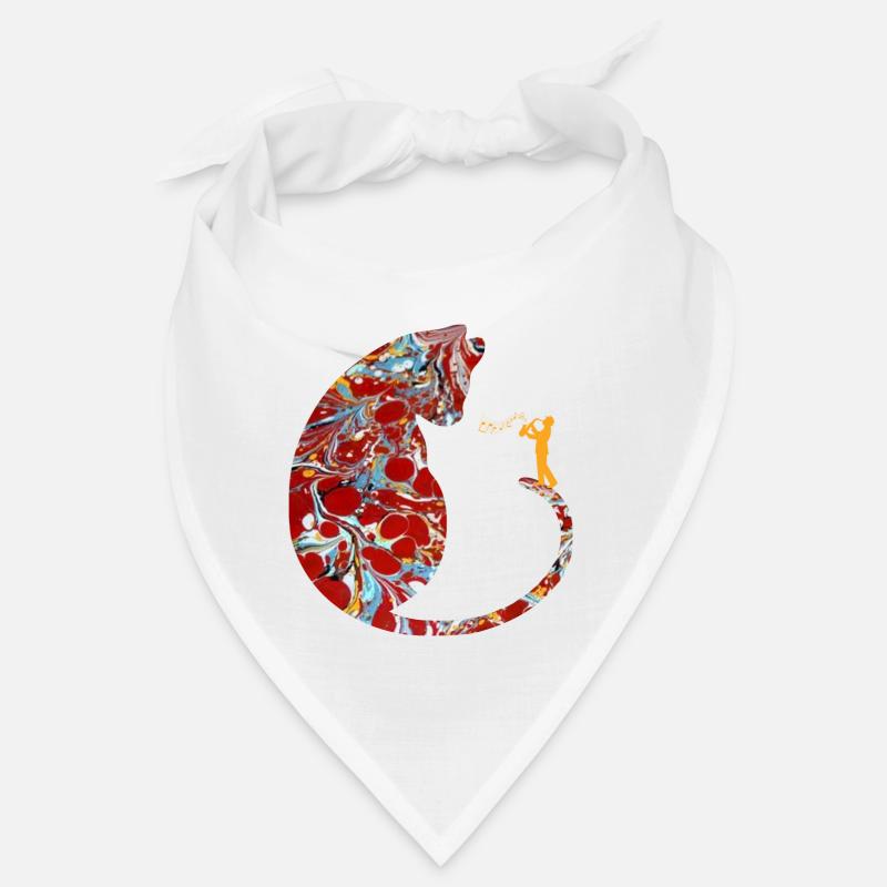 katze mit saxophon e 251 Bandana